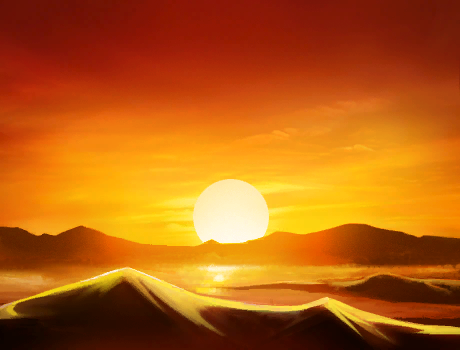 Strahlen der Morgendämmerung