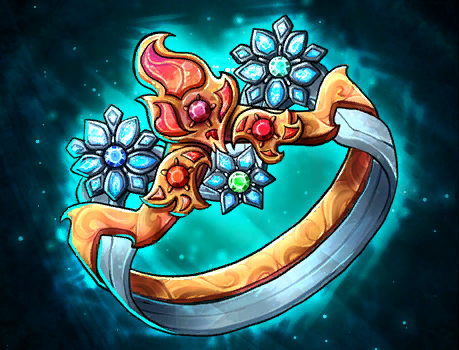 Anillo Diamante de Fuego y Hielo