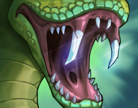 Juwelenbesetzte Reißzähne