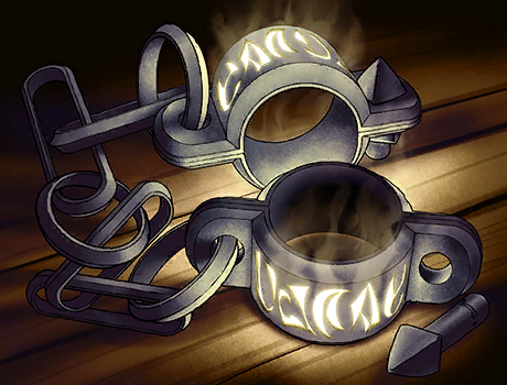 Dämonische Handschellen+