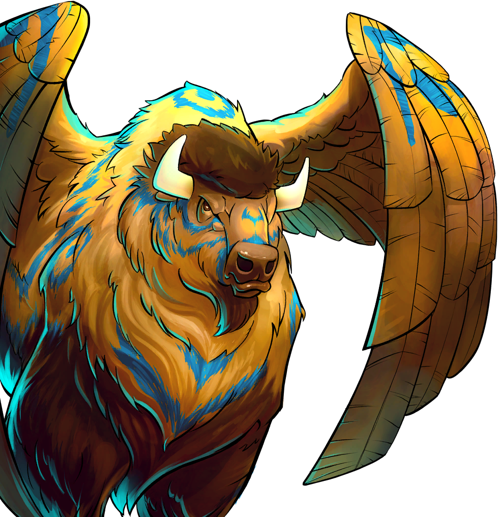 Крылатый бизон