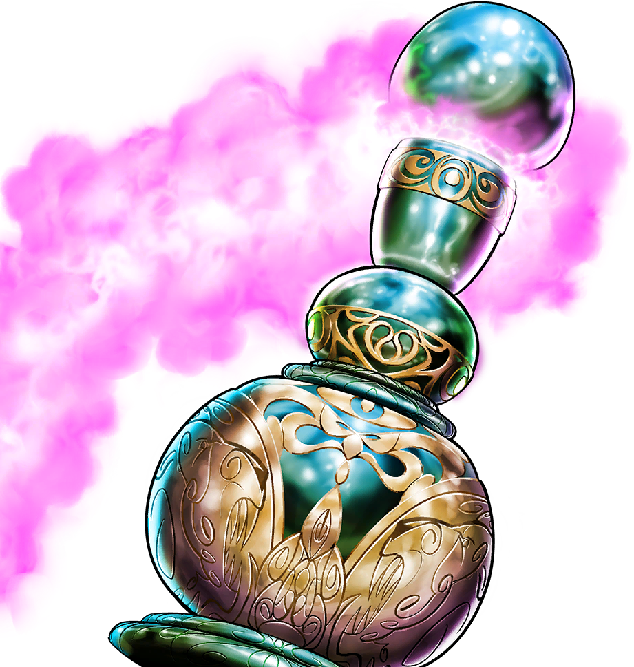 Flasche des dunklen Dschinns