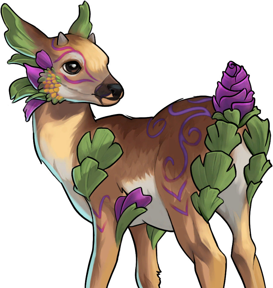 Cerbiatto della flora