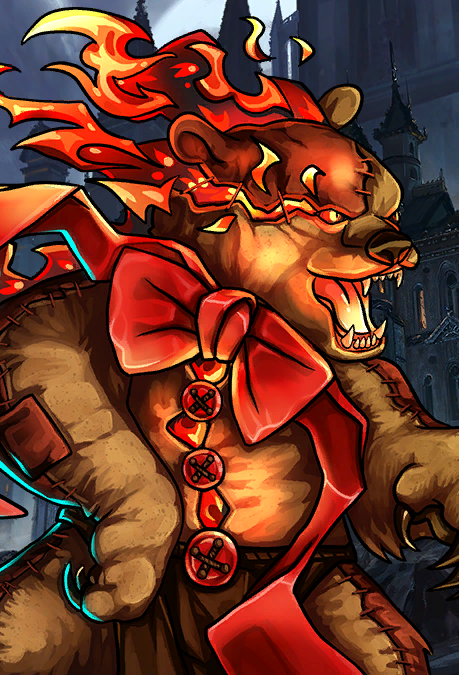 Osito de peluche poseído